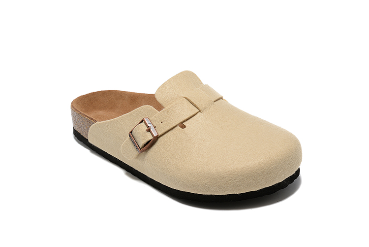 Birkenstock Boston Oiled Leather Beige - Premium Comfort Sandals