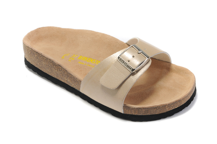 Birkenstock Madrid Beige Leather Sandals: Casual Comfort for Everyday