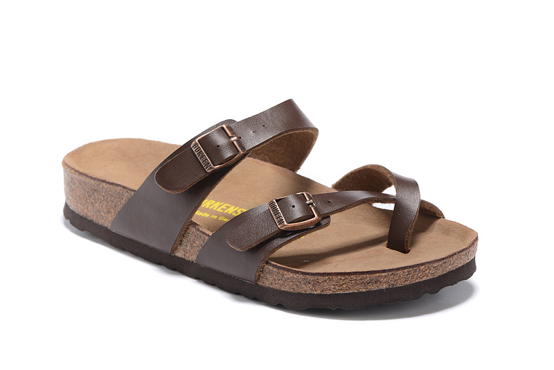 Birkenstock Mayari Purple Leather Sandals - Trendy and Comfortable